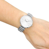 Hugo Boss Allusion Quartz Silver Dial Silver Steel Strap Watch For Women - 1502414