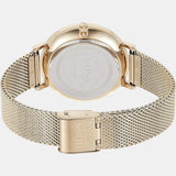 Hugo Boss Infinity Gold Dial Gold Mesh Bracelet Watch for Women - 1502520