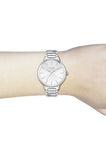 Hugo Boss Signature Silver Dial Silver Steel Strap Watch for Women - 1502539