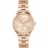 Hugo Boss Prima Gold Dial Gold Steel Strap Watch for Women - 1502571