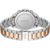 Hugo Boss Novia Brown Dial Two Tone Steel Strap Watch for Women - 1502617