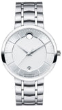 Movado 1881 Automatic Silver Dial Silver Steel Strap Watch for Men - 606915