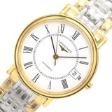 Longines Presence 25.5mm Automatic White Dial Two Tone Steel Strap Watch for Women - L4.321.2.11.7