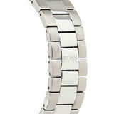 Hugo Boss Ikon Chronograph White Dial Silver Steel Strap Watch for Men - 1512962