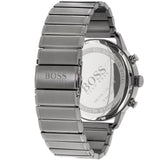 Hugo Boss Architectural Blue Dial Grey Steel Strap Watch for Men - 1513574