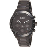 Hugo Boss Talent Black Ceramic Dial Black Steel Strap Watch for Men - 1513581