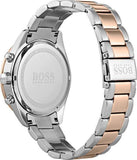 Hugo Boss Talent Black Dial Two Tone Steel Strap Watch for Men - 1513584