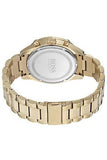 Hugo Boss Trophy White Dial Gold Steel Strap Watch for Men - 1513631