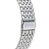 Hugo Boss Companion Blue Dial Silver Steel Strap Watch for Men - 1513653