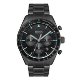 Hugo Boss Trophy Black Dial Black Steel Strap Watch for Men - 1513675