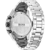 Hugo Boss Vela Chronograph Diver Blue Dial Silver Steel Strap Watch for Men - 1513775