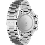 Hugo Boss Pilot Blue Dial Silver Steel Strap Watch for Men - 1513850