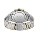 Hugo Boss Champion Green Dial Silver Steel Strap Watch for Men - 1513878