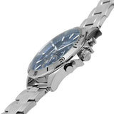 Hugo Boss Troper Chronograph Blue Dial Silver Steel Strap Watch For Men - 1514069