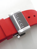 Gucci Dive Quartz Black Dial Red Rubber Strap Watch For Men - YA136309