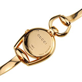 Gucci Horsebit Collection Black Dial Rose Gold Steel Strap Watch For Women - YA139507