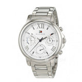 Tommy Hilfiger Claudia Silver Dial Silver Steel Strap Watch for Women - 1781741