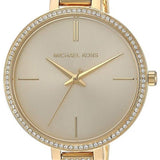 Michael Kors Jaryn Quartz Gold Dial Gold Steel Strap Watch For Women - MK3784