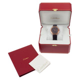 Cartier Ballon Bleu De Cartier Brown Dial Brown Leather Strap Watch for Men - W6920037