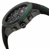 Hugo Boss Aeroliner Chronograph Black Dial Green Rubber Strap Watch For Men - HB1512847