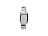 Burberry Heritage Diamond White Dial Silver Stainless Steel Strap Watch for Women - BU1583