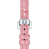 Tissot Bellissima Small Lady Silver Dial Pink Leather Strap Watch For Women - T126.010.16.013.01