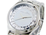 Marc Jacobs Henry Transparent Silver Dial Silver Stainless Steel Strap Watch for Women - MBM3205