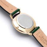 Coach Perry Green Dial Green Leather Strap Watch for Women - 14503383-C