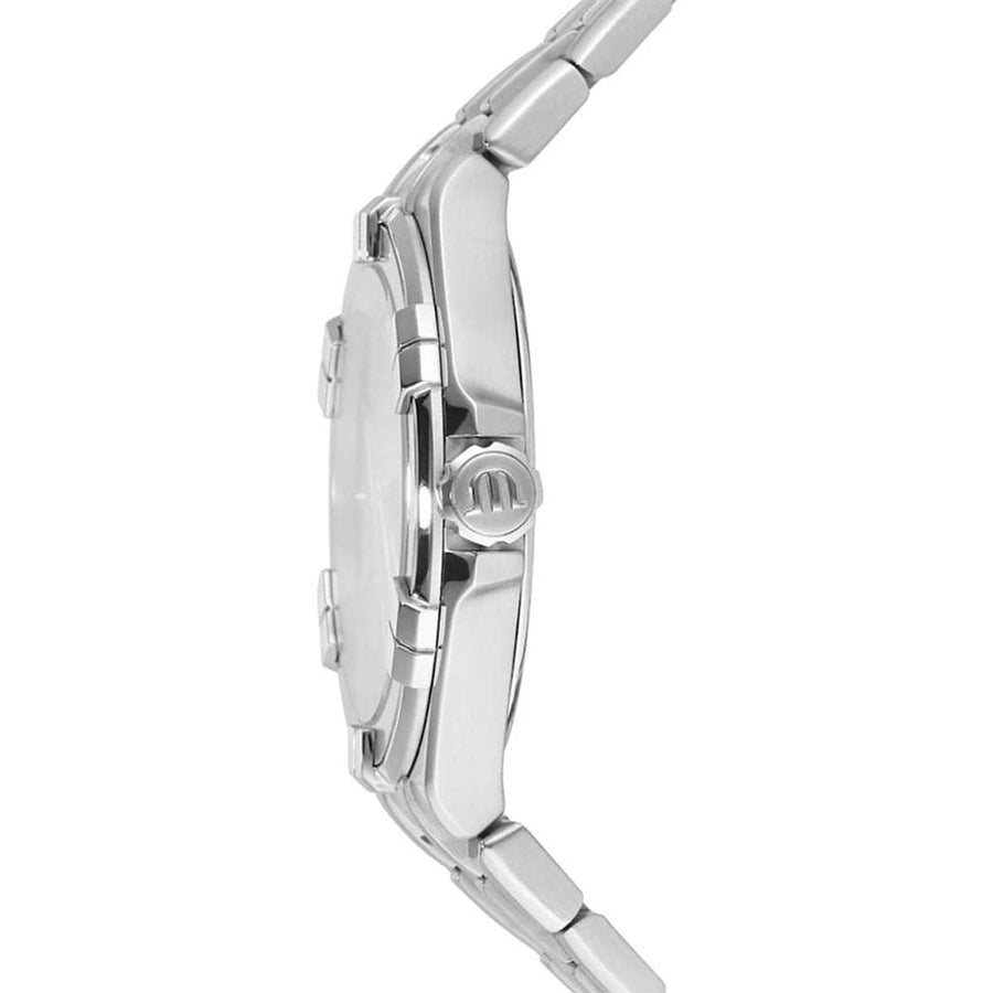Maurice Lacroix Aikon Venturer Black Dial Silver Steel Strap Watch for Men - AI1008-SS002-331-1