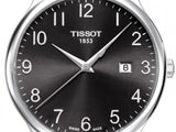 Tissot T Classic Tradition Black Leather Watch For Men - T063.610.16.052.00