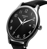 Tissot T Classic Tradition Black Leather Watch For Men - T063.610.16.052.00