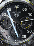 Tag Heuer Carrera x Porsche Automatic Chronograph Black Dial Black Nylon Strap Watch for Men - CBN2A1H.FC6512