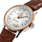 Breitling Navitimer Automatic 38mm Leather Strap Mens Watch - A17325211G1P1