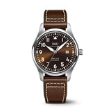 IWC Pilot's Watch Mark XVII Edition "Antoine De Saint Exupery" Brown Dial Brown Leather Strap Watch for Men - IW327003