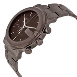 Gucci G Chrono Brown Dial Brown Steel Strap Watch For Men - YA101341