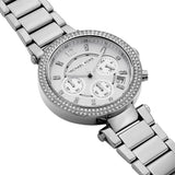 Michael Kors Parker Silver Dial Silver Steel Strap Watch for Women - MK5353