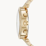 Michael Kors Parker Gold Dial Two Tone Steel Strap Watch for Women - MK6326