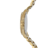 Michael Kors Bradshaw Quartz Gold Dial Gold Steel Strap Watch For Women - MK6555