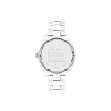 Coach Preston Mother of Pearl Dial White Steel Strap Watch for Women - 14503661