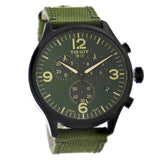 Tissot Chrono XL Green Dial Green NATO Strap Watch For Men - T116.617.37.097.00