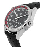 Tag Heuer Carrera Muhammad Ali Calibre 5 Black Dial Black Leather Strap Watch for Men - WAR2A11.FC6337