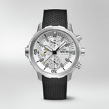 IWC Aquatimer Chronograph White Dial Black Rubber Strap Watch for Men - IW376801