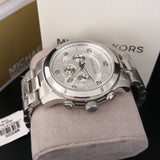 Michael Kors Runway Silver Dial Silver Steel Strap Watch for Men- MK8086