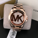 Michael Kors Bradshaw Rose Gold Dial Rose Gold Steel Strap Watch for Women - MK6437