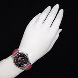 Gucci G-Timeless Moonphase Black Dial Pink Leather Strap Watch For Women - YA1264046