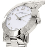 Marc Jacobs Amy White Dial Silver Steel Strap Watch for Women - MBM3054