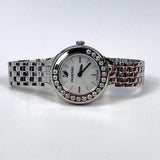 Swarovski Lovely Crystals Mini White Dial Silver Steel Strap Watch for Women - 5242901