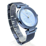 Guess Soho Diamonds Blue Dial Blue Mesh Bracelet Watch For Women - W0638L3