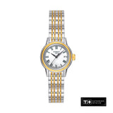 Tissot Carson Lady White Dial Two Tone Steel Strap Watch For Women - T085.210.22.013.00