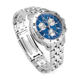 Tissot T Sport PRS 200 Chronograph Blue Dial Silver Steel Strap Watch For Men - T067.417.11.041.00